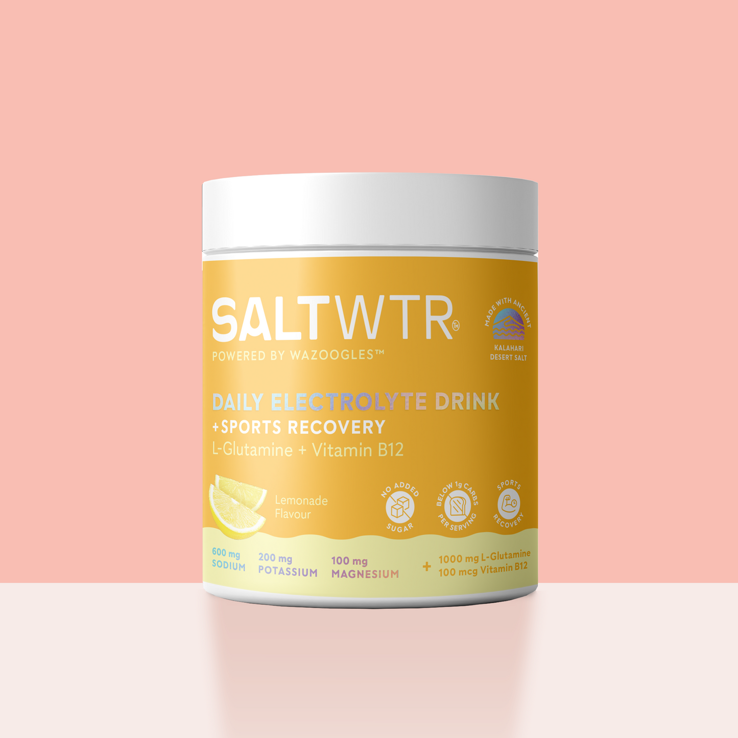 SaltWTR Daily Electrolytes 40 Serving Tub - Lemonade | Sports Recovery