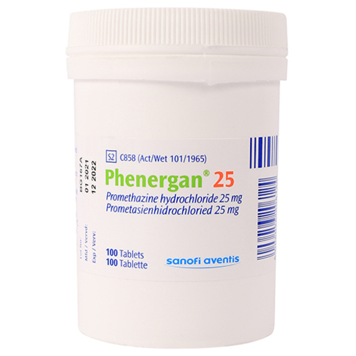 Phenergan 25mg Tab 25mg - 100
