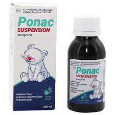 Ponac 50mg/5ml Suspension 100ml