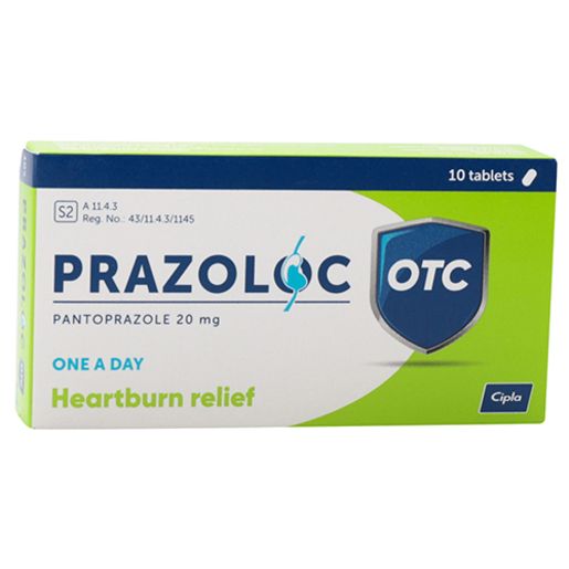 Prazoloc OTC 20mg 10's
