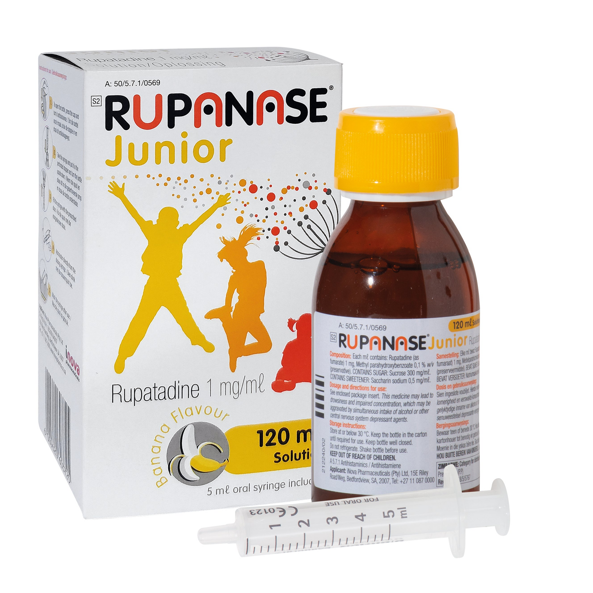 Rupanase Junior 1mg/ml oral solution