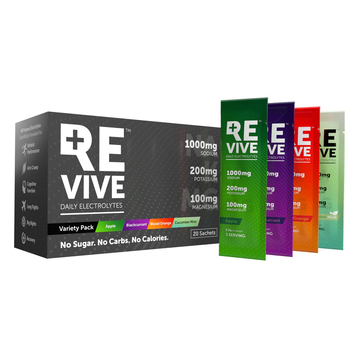 REVIVE Daily Electrolytes Mix 2 Variety 20s