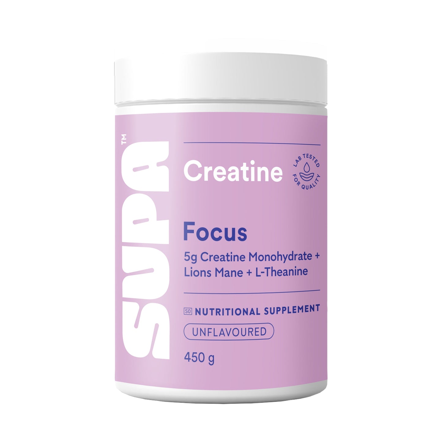 SupaCreatine Focus Unflavoured 450g