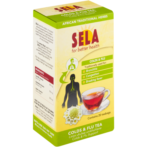 Sela Colds & Flu Tea 20 Tea Bags