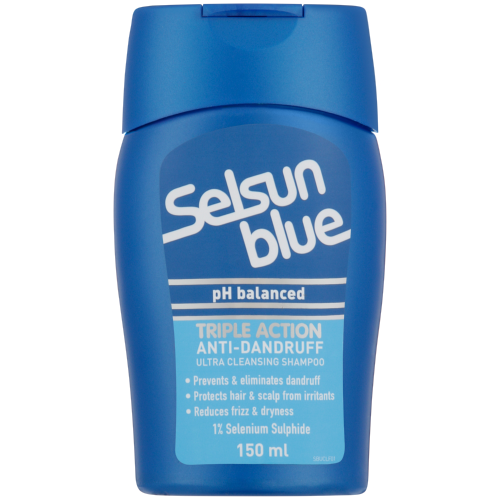 Selsun Blue Anti Dandruff Shampoo PH Balance 150ml