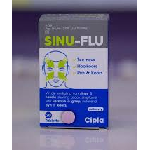 Sinu Flu Tablets 20's
