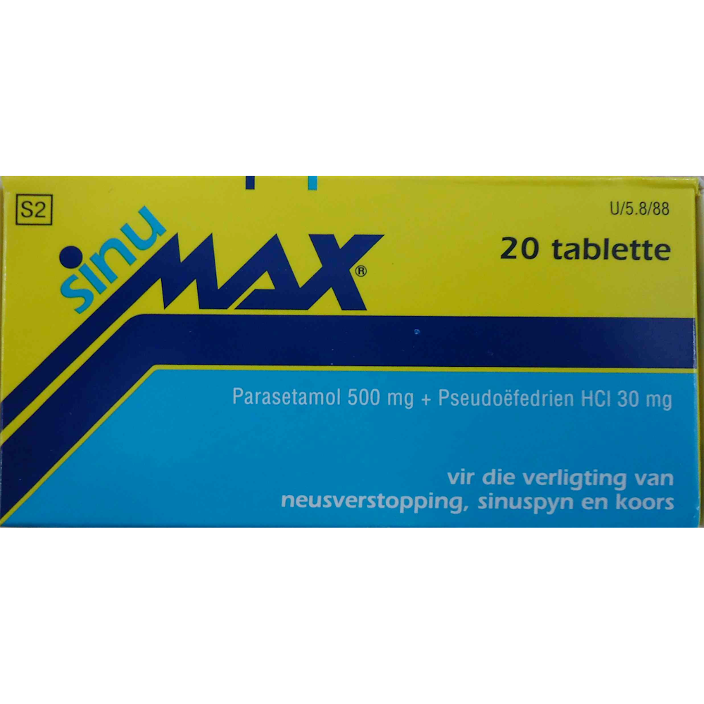 Sinumax With Codeine Tablets 20s