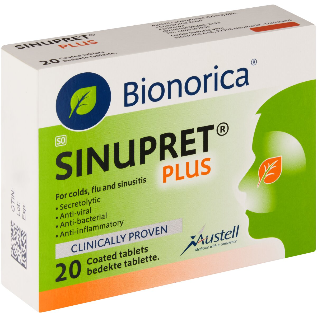 Sinupret Plus Tablets 20 Tablets
