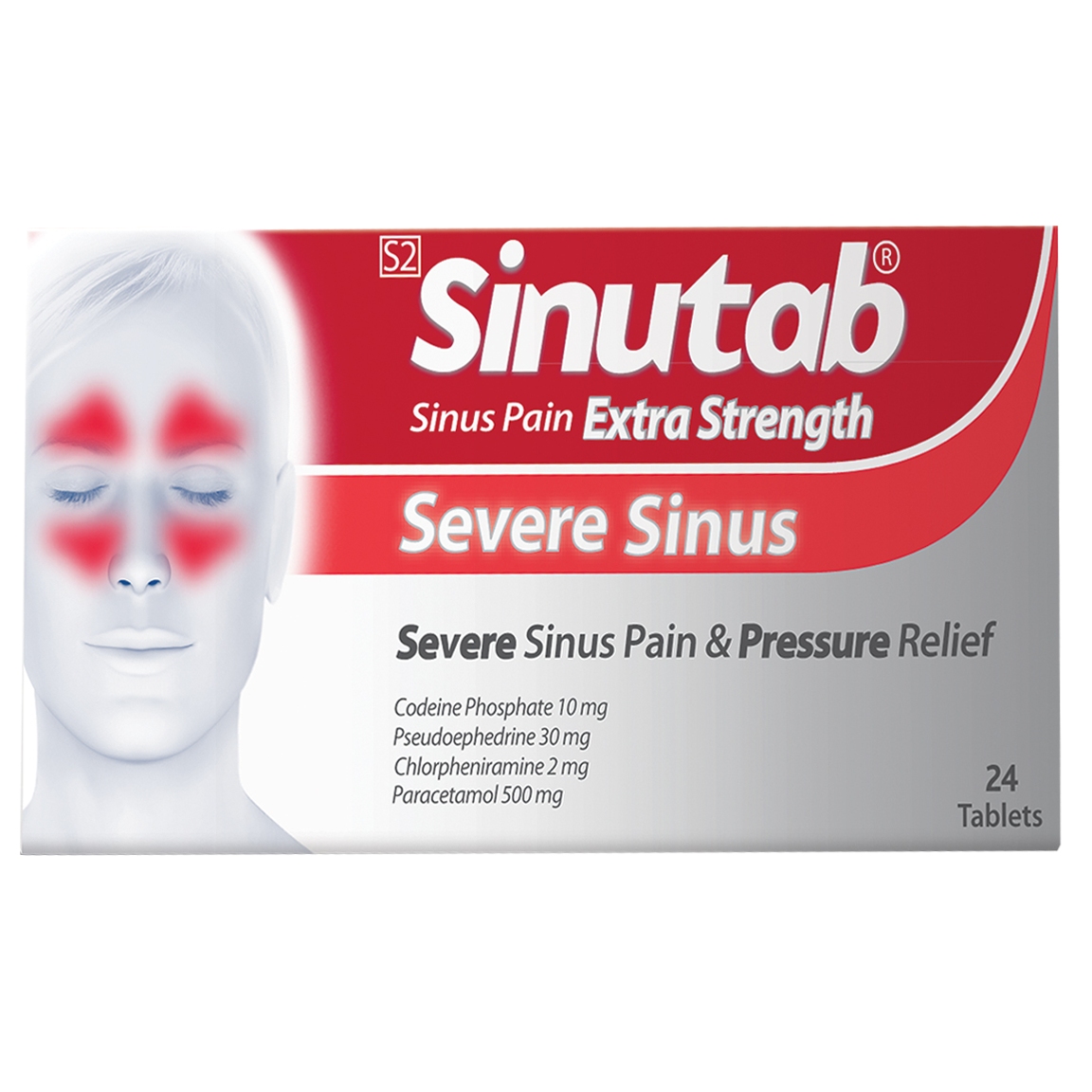 Sinutab Sinus Pain Extra Strength 12's
