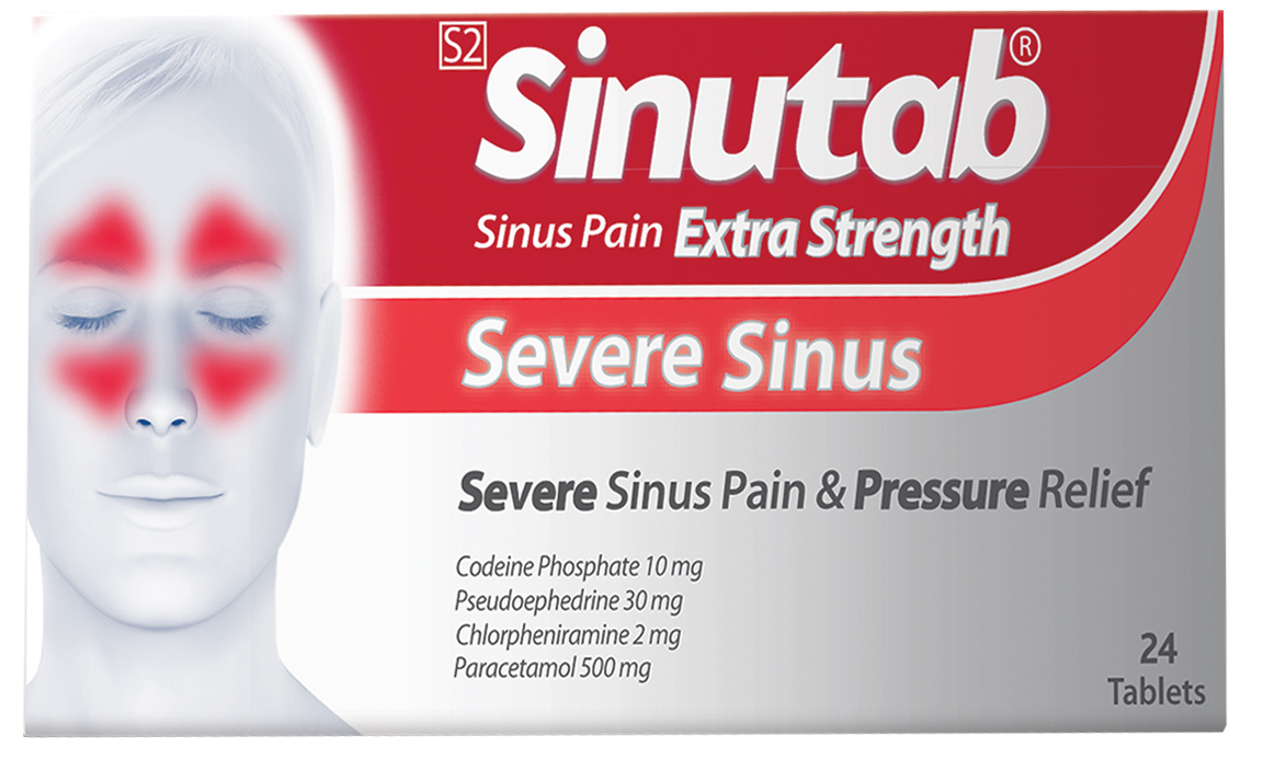 Sinutab Sinus Pain X-Strength Tablets 12's