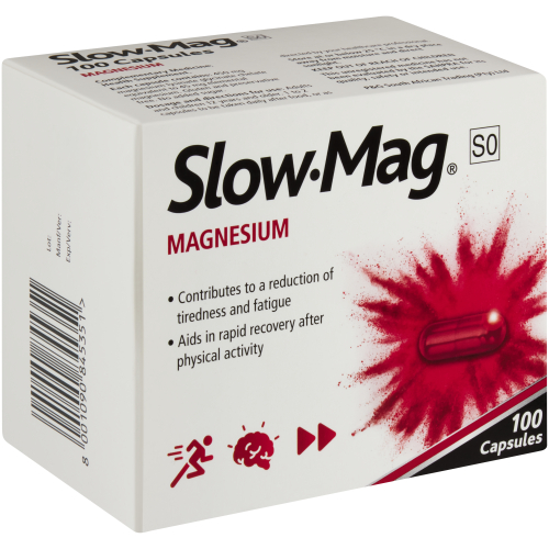 Slow-Mag Magnesium Supplement 100 Capsules