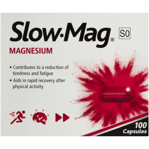 Slow-Mag Magnesium Supplement 100 Capsules