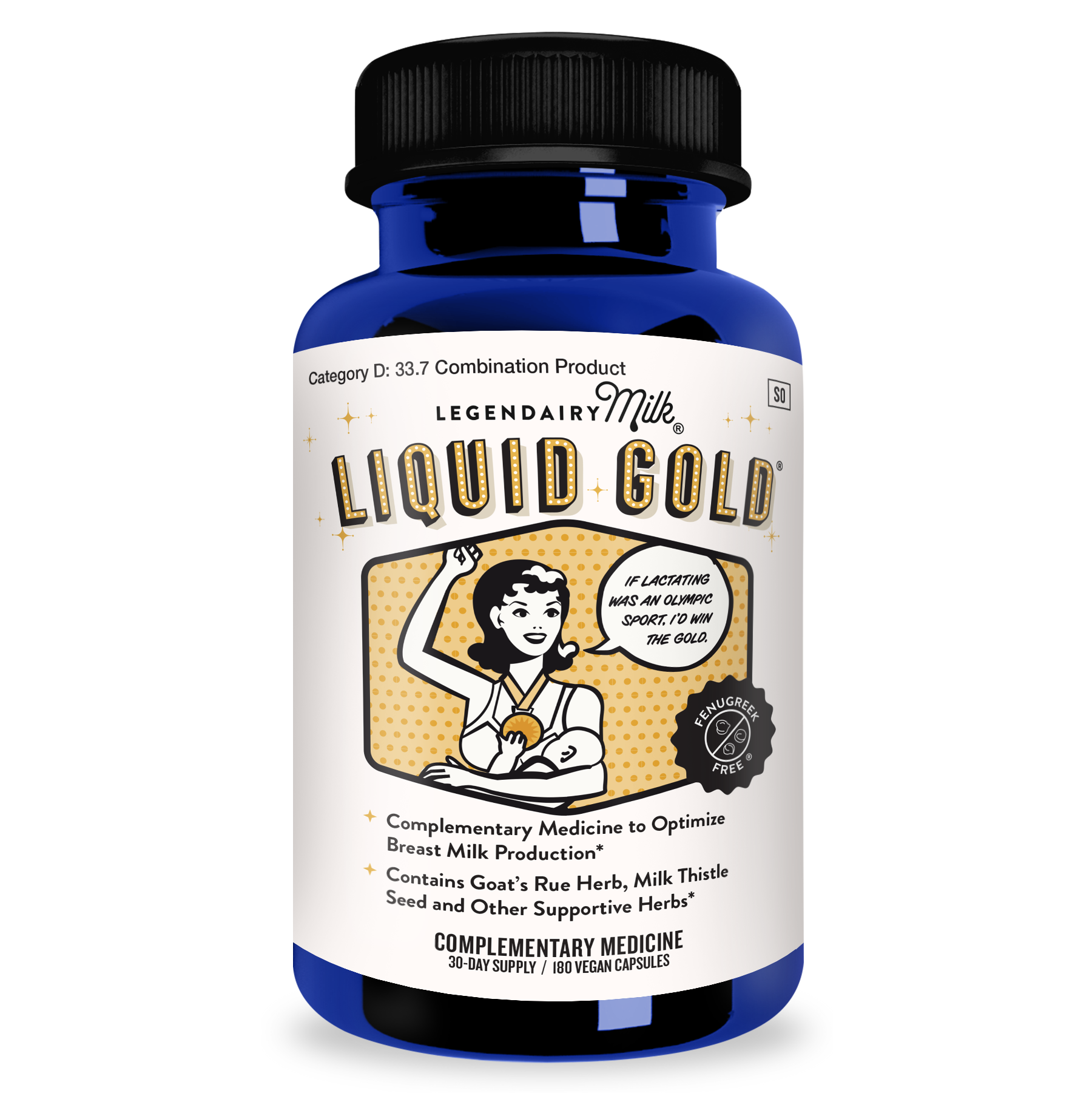 Legendairy Milk Liquid Gold Herbal Lactation Supplement 180s