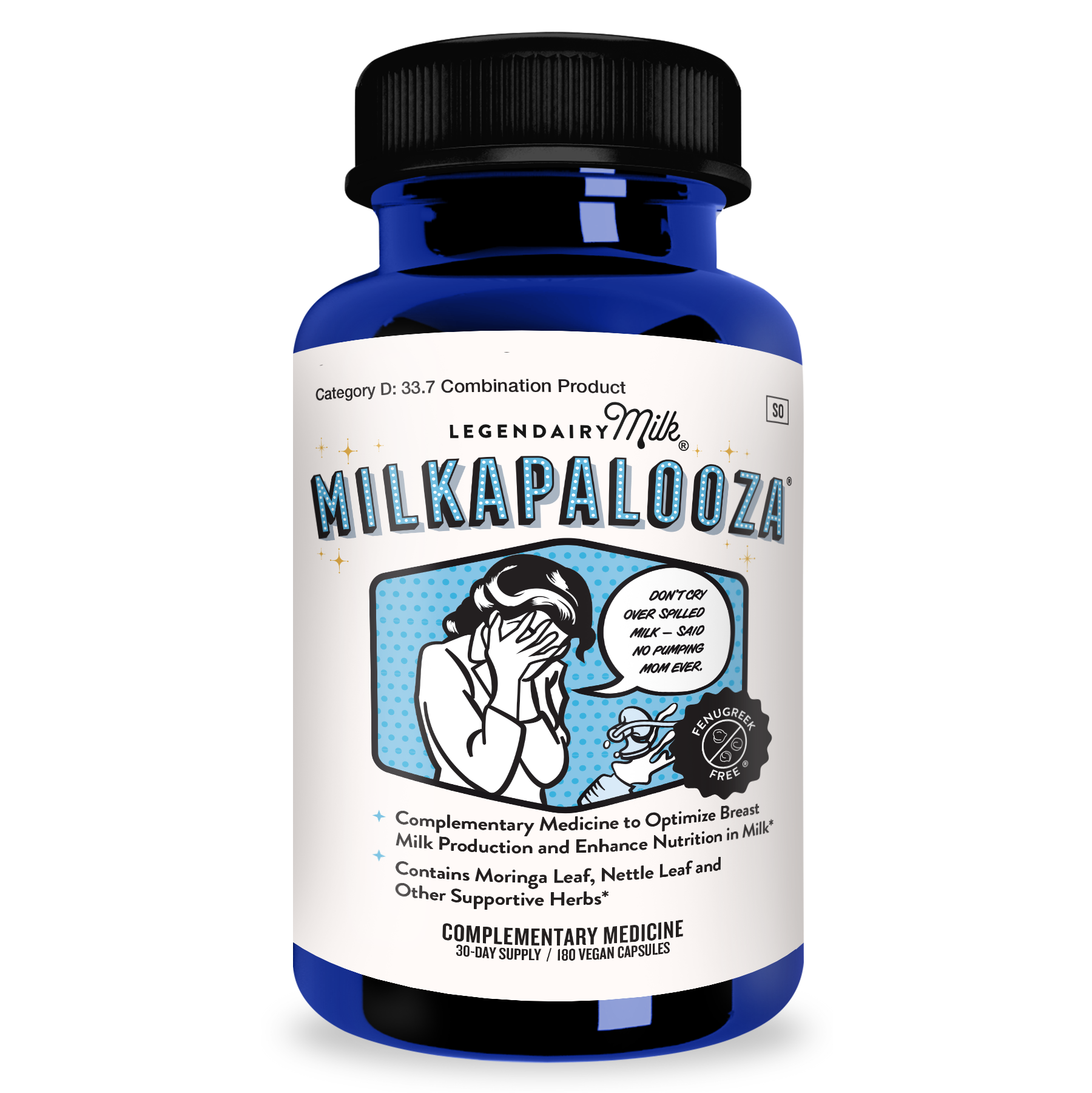 Legendairy Milk Milkapalooza Herbal Lactation Supplement 180s