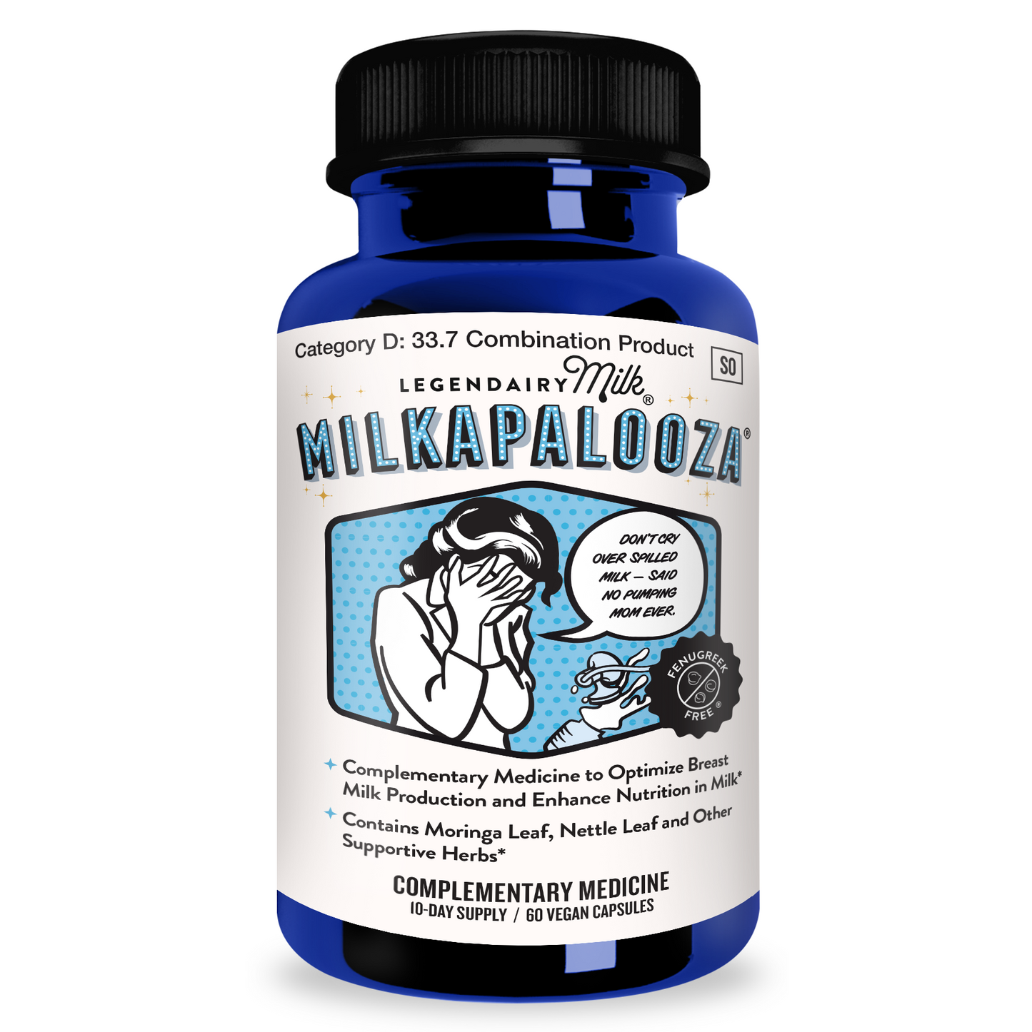 Legendairy Milk Milkapalooza Herbal Lactation Supplement 60s