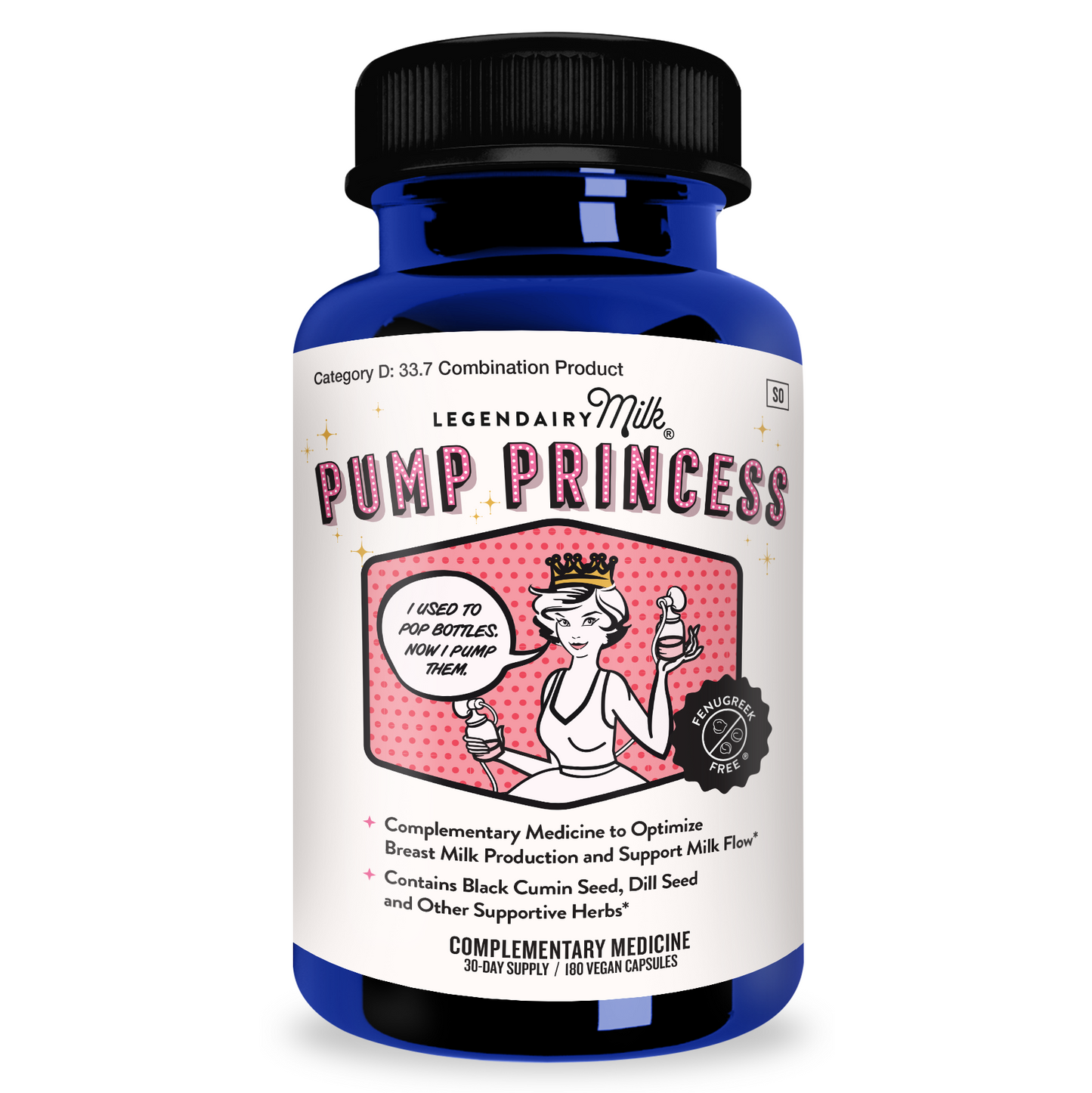 Legendairy Milk Pump Princess Herbal Lactation Supplement 180s
