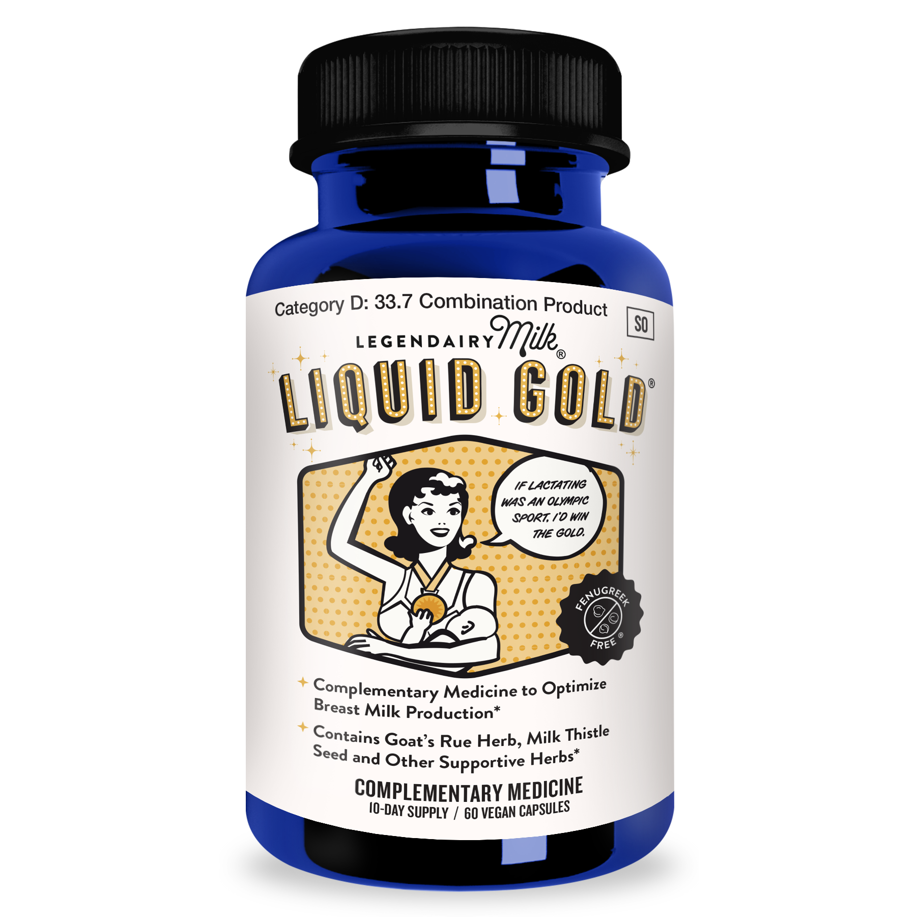 Legendairy Milk Liquid Gold Herbal Lactation Supplement 60s