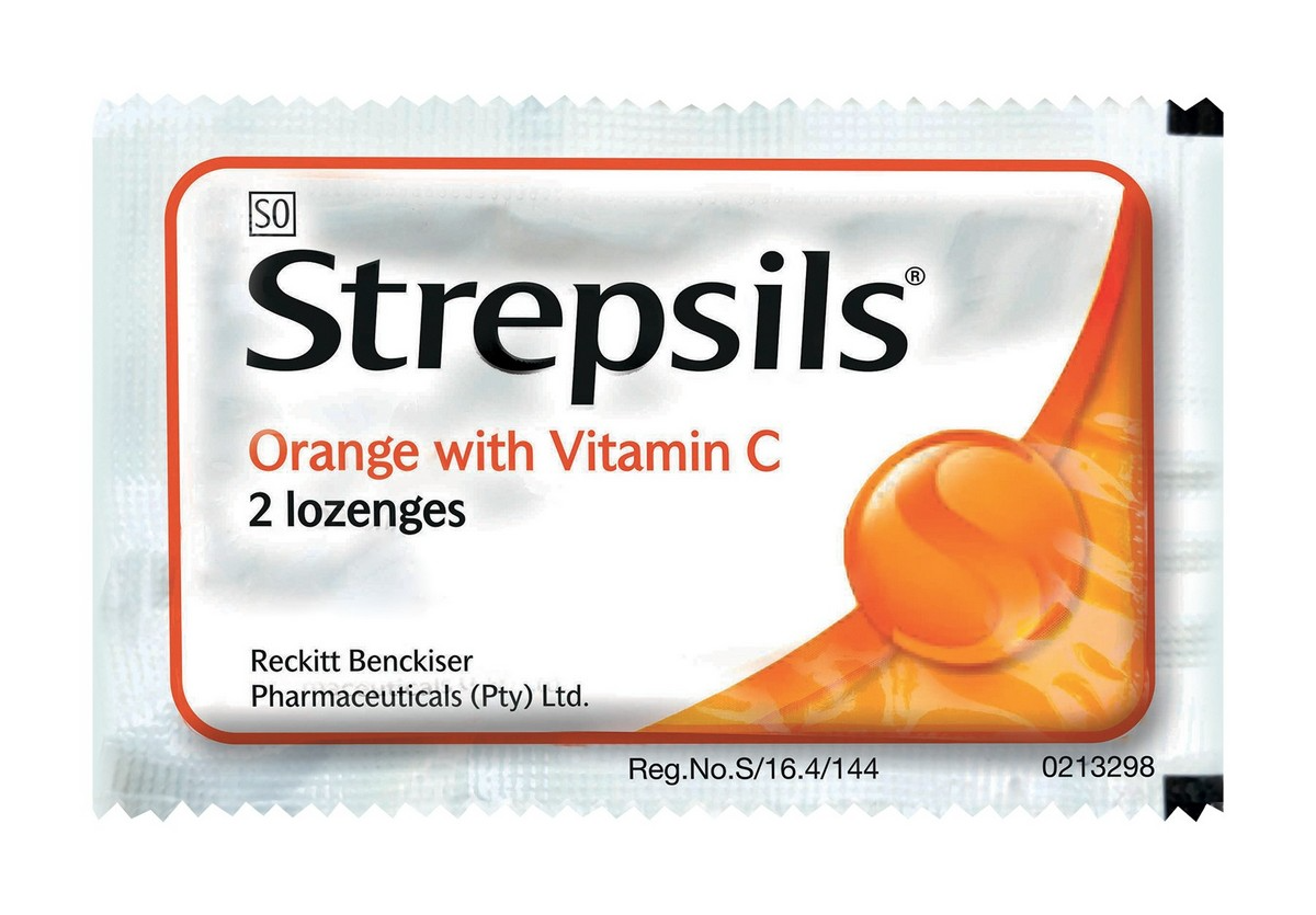Strepsils Orange Vit C Lozengers 2's