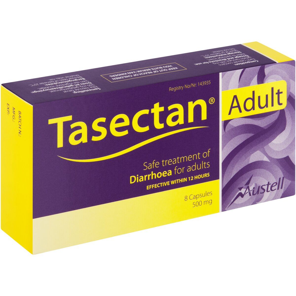 Tasectan 500mg Capsules 8's