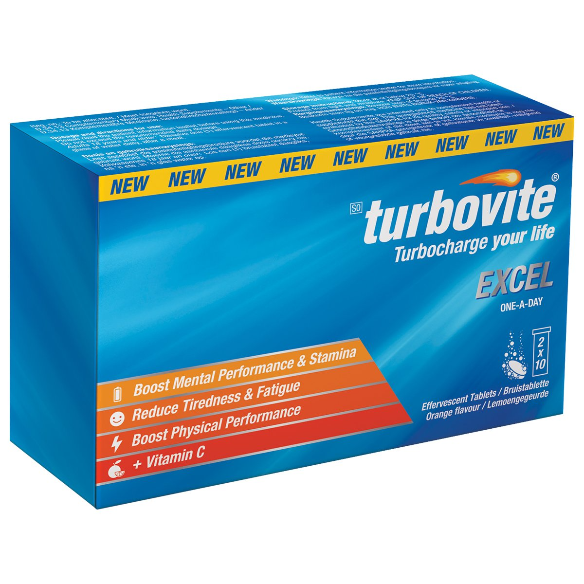 Turbovite Excel Effervescent 10s X 2