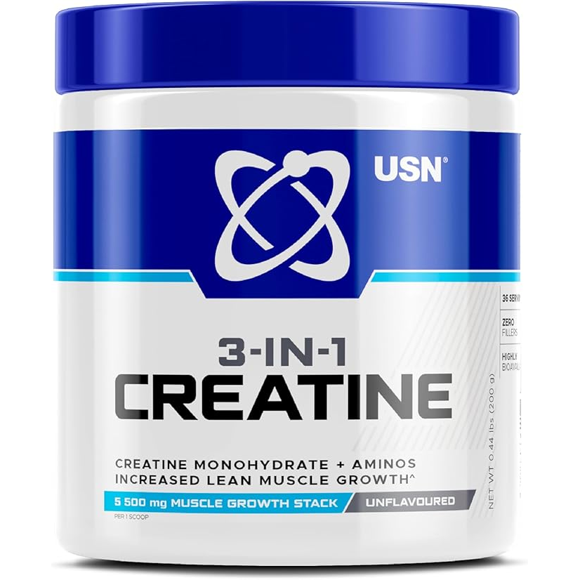 USN 3-in-1 Creatine Unflavoured 200g