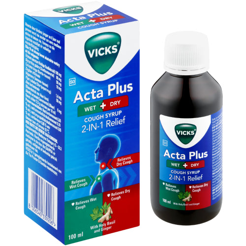 Vicks Actaplus Wet And Dry 100ml