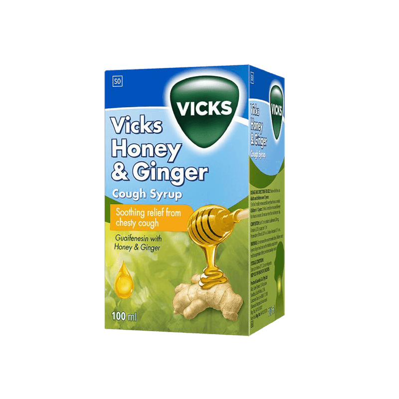 Vicks Cough Syrup  150ml Honey & Ginger