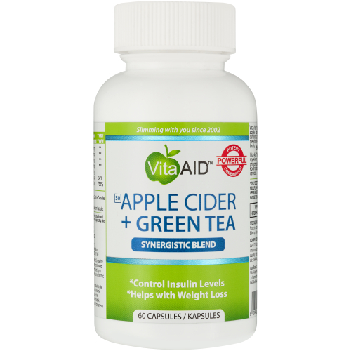 Vita Aid Apple Cider & Green Tea 60 Capsules