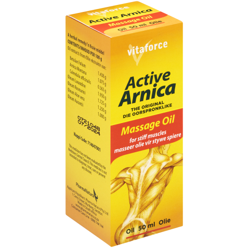 Vitaforce Active Arnica Massage Oil 50ml