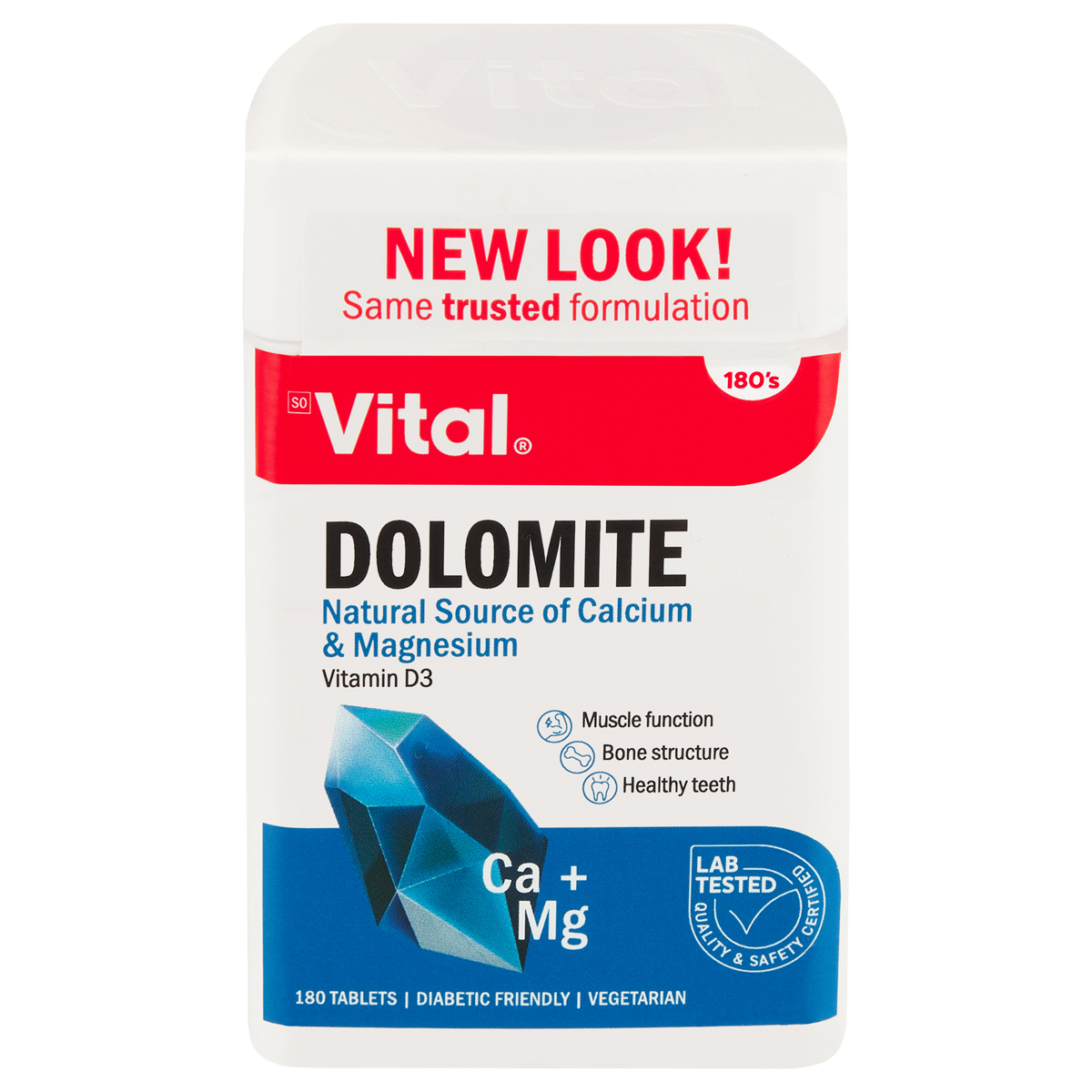 Vital Dolomite Tabs 180's