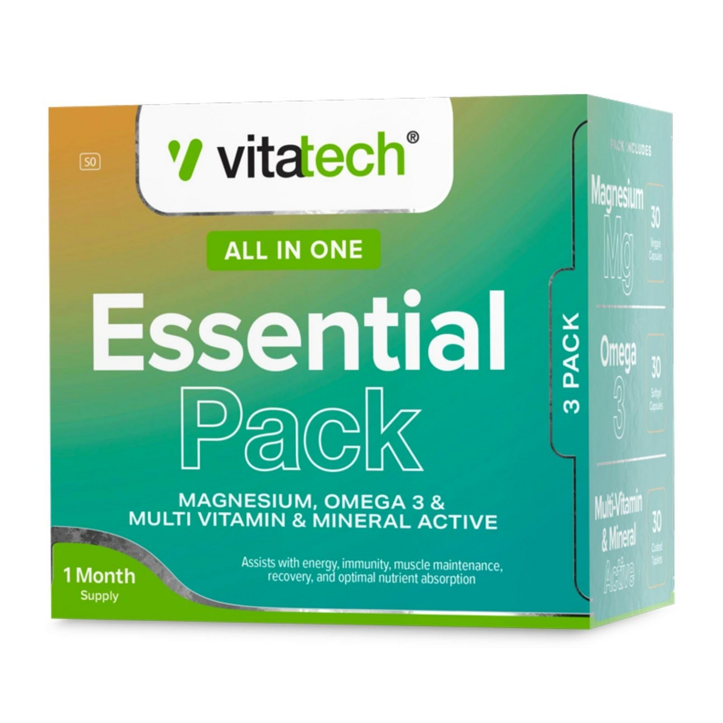 Vitatech Essential Pack 90 Tablets