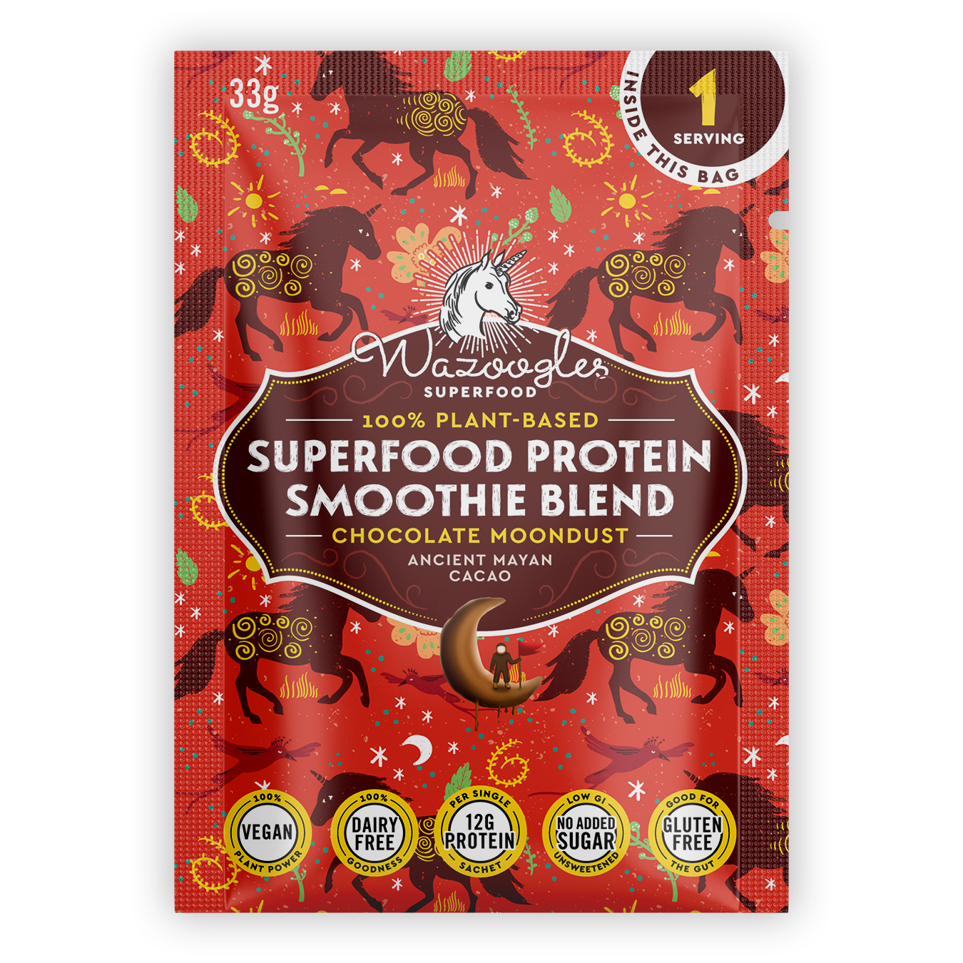 Wazoogles Chocolate Moondust Superfood Protein Blend