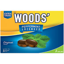 Woods Peppermint Lozenges 18 Lozenges