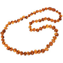 Baltic Amber Adult Necklace - Cognac 45cm
