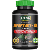 Ailon Naturals Nutri-6 Spirulina Capsules – 120 Capsules