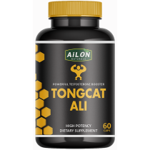 Ailon Naturals Tongkat Ali Testosterone Booster – 60 Capsules