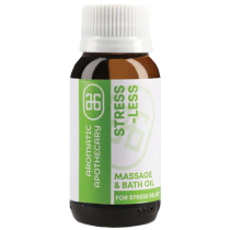Aromatic Apothecary Stress Less Massage & Bath Oil 60ml 