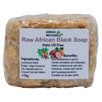 Azrah Naturals Palm-Free African Black Soap 175g