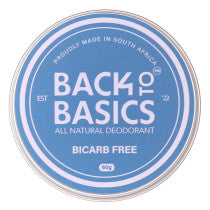 Back To Basics All Natural Deodorant Bicarb Free 60g