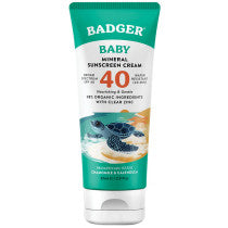 Badger Baby Clear Zinc Sunscreen SPF 40 87ml