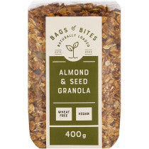 Bags of Bites Naturally Loaded Almond & Seed Granola 400g