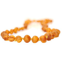 Baltic Amber for Africa Matte Cognac Teething Necklace 