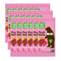 Bear Fruit Rolls Raspberry x 18 