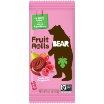Bear Fruit Rolls Raspberry 20g