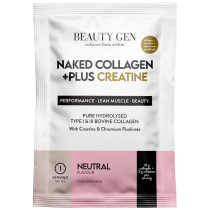 Beauty Gen Naked Collagen Plus Creatine – Single Sachet (20 × 15 g Sachets)