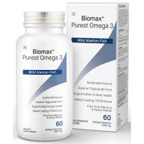 Biomax® Purest Omega-3 Wild Alaskan Fish Oil 60 Capsules