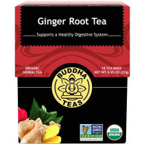 Buddha Teas Ginger Root Tea 18 Pack