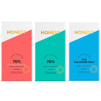 Honest Chocolate 70% Dark Chocolate Bundle 3 Pack