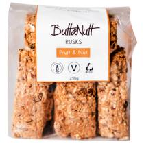 Buttanutt Fruit & Nut Rusks 250g