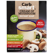 Carbsmart Cream of Mushroom Instant Soup 4 Pack